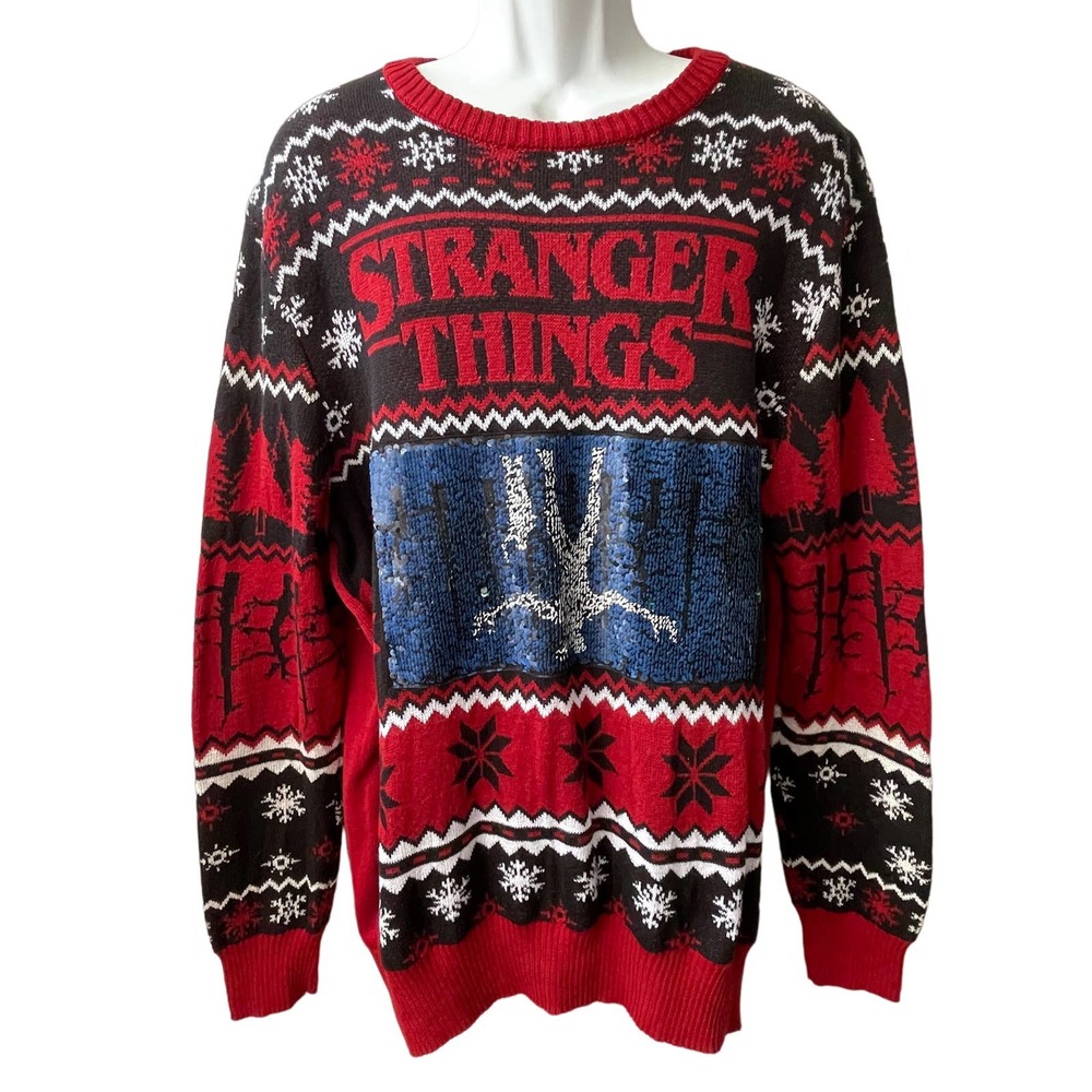 Stranger Things Upside Down Changeable Sequins Ug… - image 1